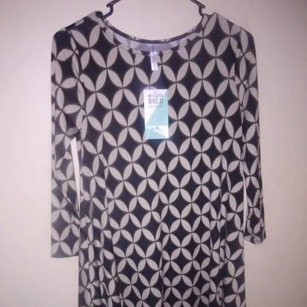 New Piphany honey and lace brea swing dress xs